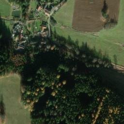 Satellite imagery of [Lažany u Doubravice] castle t., CZ