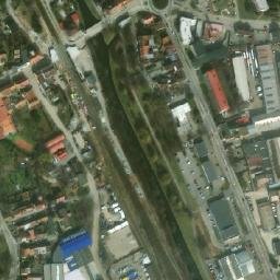 Satellite imagery of [Blansko] church outlook t., CZ