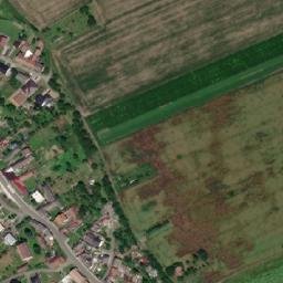 Satellite imagery of [Hruška] church t., CZ