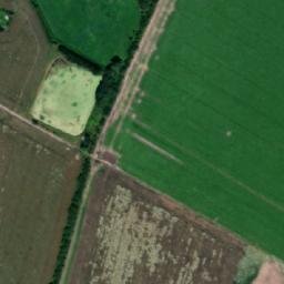 Satellite imagery of [Roštění] church t., CZ