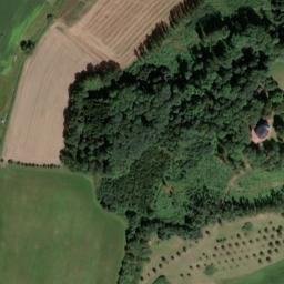 Satellite imagery of Tanaberk [Všeruby-Hájek] church t., CZ