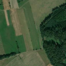 Satellite imagery of Trinity [Mochtín-Kocourov] chapel sanctus t., CZ