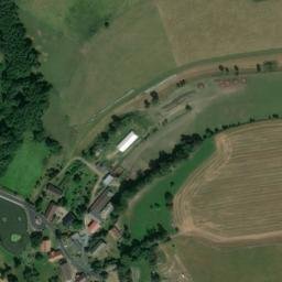 Satellite imagery of Trinity [Mochtín-Kocourov] chapel sanctus t., CZ