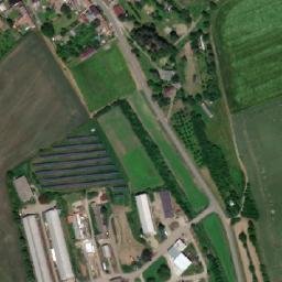 Satellite imagery of [Hruška] church t., CZ