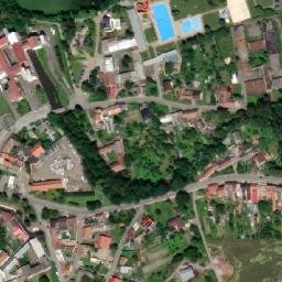 Satellite imagery of [Kojetín] church t. - N., CZ