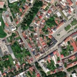 Satellite imagery of [Kojetín] church t. - N., CZ
