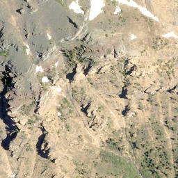 Satellite imagery of Syncline Mountain, CA