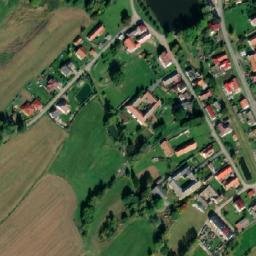 Satellite imagery of [Těmice u Kamenice nad Lipou] church t., CZ