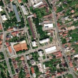 Satellite imagery of [Kojetín] church t. - N., CZ
