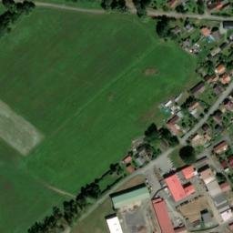 Satellite imagery of [Pocinovice] church t., CZ