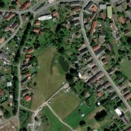 Satellite imagery of [Pocinovice] church t., CZ