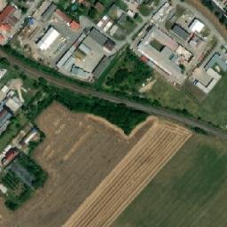 Satellite imagery of Koral [Tišnov] factory chimney, CZ