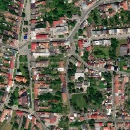 Satellite imagery of [Němčice nad Hanou] belfry, CZ