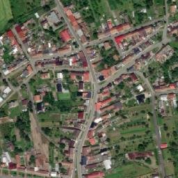 Satellite imagery of [Měrovice nad Hanou] church t., CZ