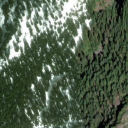 Satellite imagery of Alouette Mountain, CA