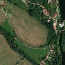Satellite imagery of [Dobronice u Bechyně] castle outlook t., CZ