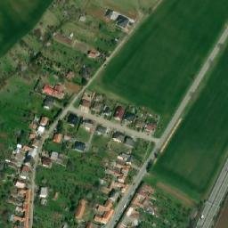 Satellite imagery of [Drysice] church t., CZ