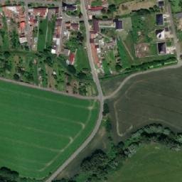 Satellite imagery of [Měrovice nad Hanou] church t., CZ