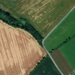 Satellite imagery of [Rymice] church t., CZ