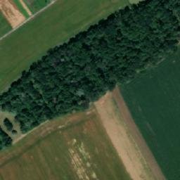 Satellite imagery of [Rymice] church t., CZ