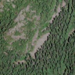 Satellite imagery of Alouette Mountain, CA