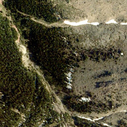 Satellite imagery of Whistler Mountain, CA
