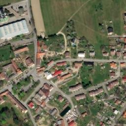 Satellite imagery of [Choustník] church t., CZ