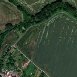 Satellite imagery of [Mořice] church sanctus t., CZ