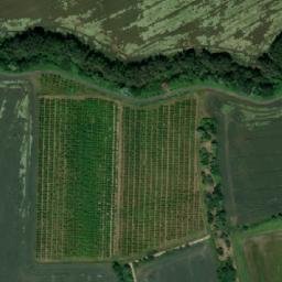 Satellite imagery of [Mořice] church sanctus t., CZ