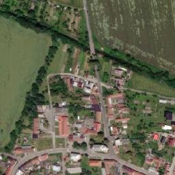 Satellite imagery of [Vrchoslavice] church t., CZ