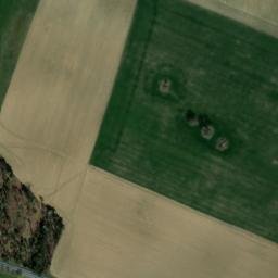 Satellite imagery of Sv. Antonín [Hradešice] chapel t., CZ