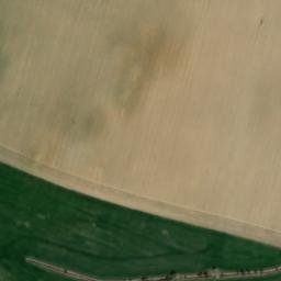 Satellite imagery of [Hradešice] church t., CZ