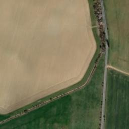 Satellite imagery of [Hradešice] church t., CZ