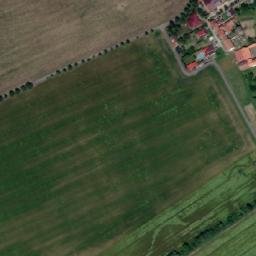 Satellite imagery of [Mořice] church sanctus t., CZ