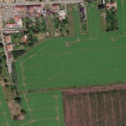 Satellite imagery of [Vrchoslavice] church t., CZ