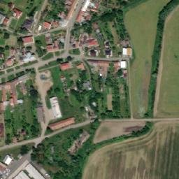 Satellite imagery of [Křenovice u Kojetína] church t., CZ