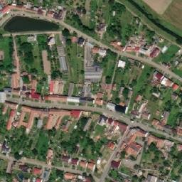 Satellite imagery of [Bezměrov] belfry, CZ