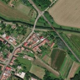 Satellite imagery of [Bezměrov] belfry, CZ