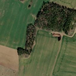 Satellite imagery of Sv. Antonín [Hradešice] chapel t., CZ