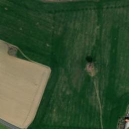Satellite imagery of [Hradešice] church t., CZ