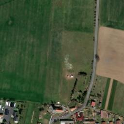 Satellite imagery of [Hradešice] church t., CZ