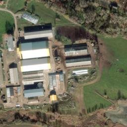 Satellite imagery of [Malý Bor] church t., CZ