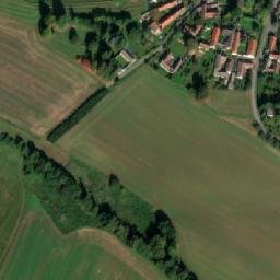 Satellite imagery of [Hojovice] church sanctus t., CZ