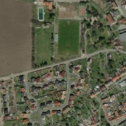 Satellite imagery of [Nezamyslice] church t., CZ