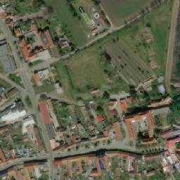 Satellite imagery of [Nezamyslice] church t., CZ