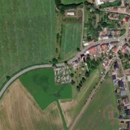 Satellite imagery of [Křenovice u Kojetína] church t., CZ