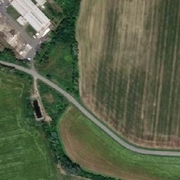 Satellite imagery of [Křenovice u Kojetína] church t., CZ