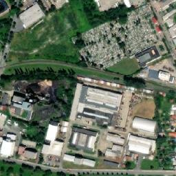 Satellite imagery of [Holešov] church t., CZ