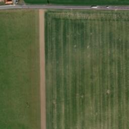 Satellite imagery of [Hradešice] church t., CZ