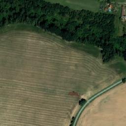 Satellite imagery of [Černýšovice] chapel sanctus t., CZ